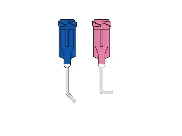 Plastik Göbekli Paslanmaz Çelik İğne
